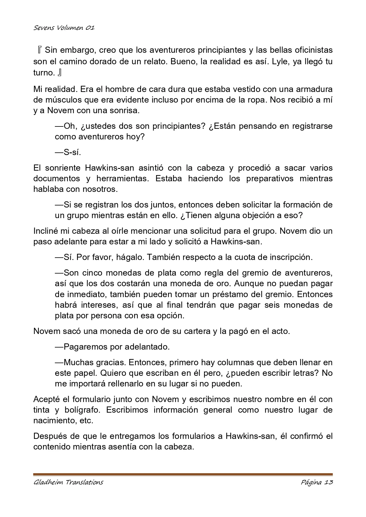 Página 13 del Manga