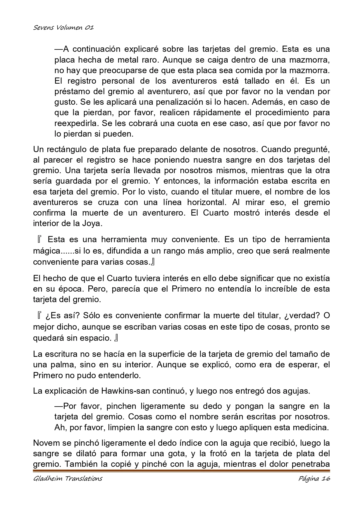 Página 16 del Manga