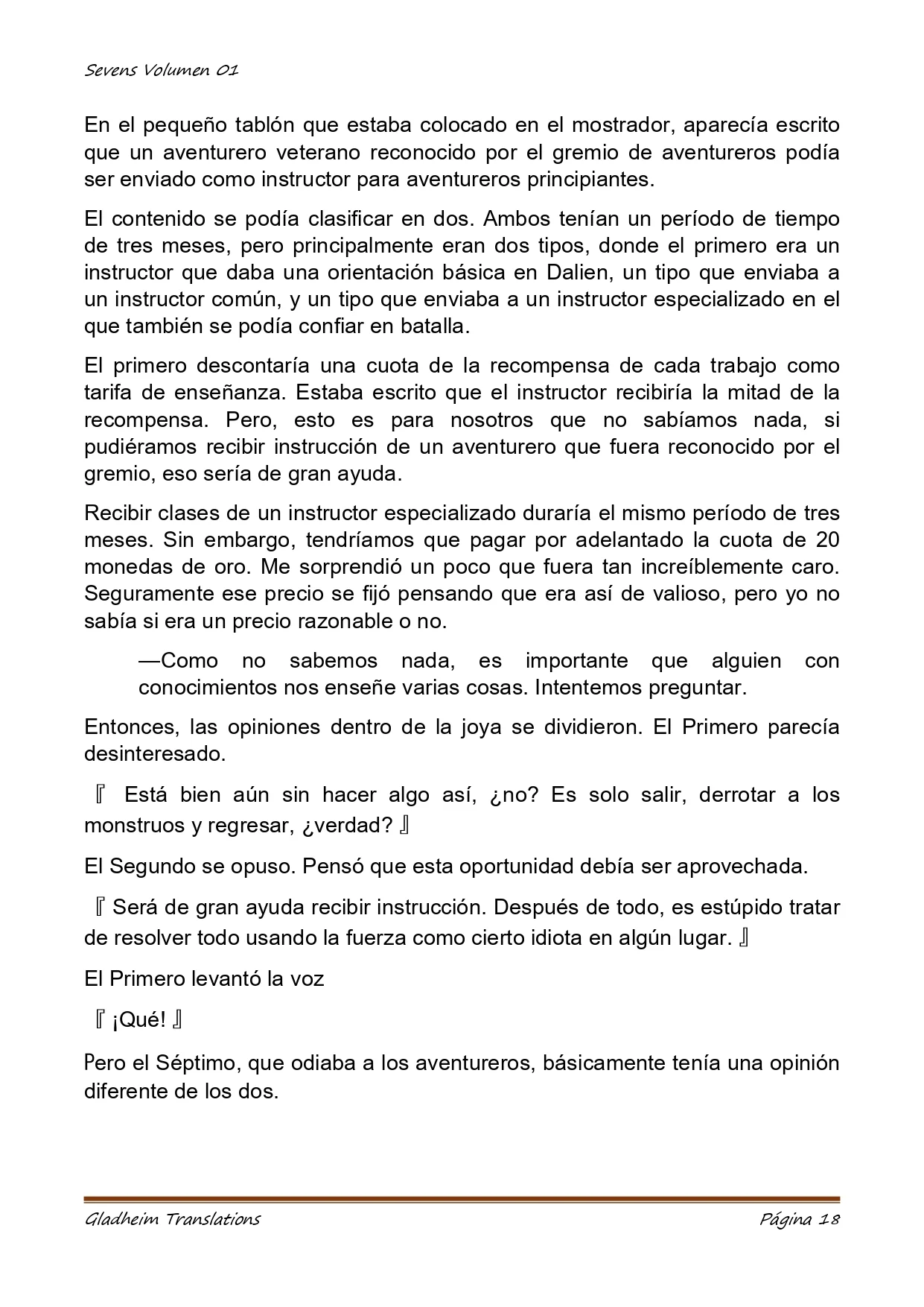 Página 18 del Manga