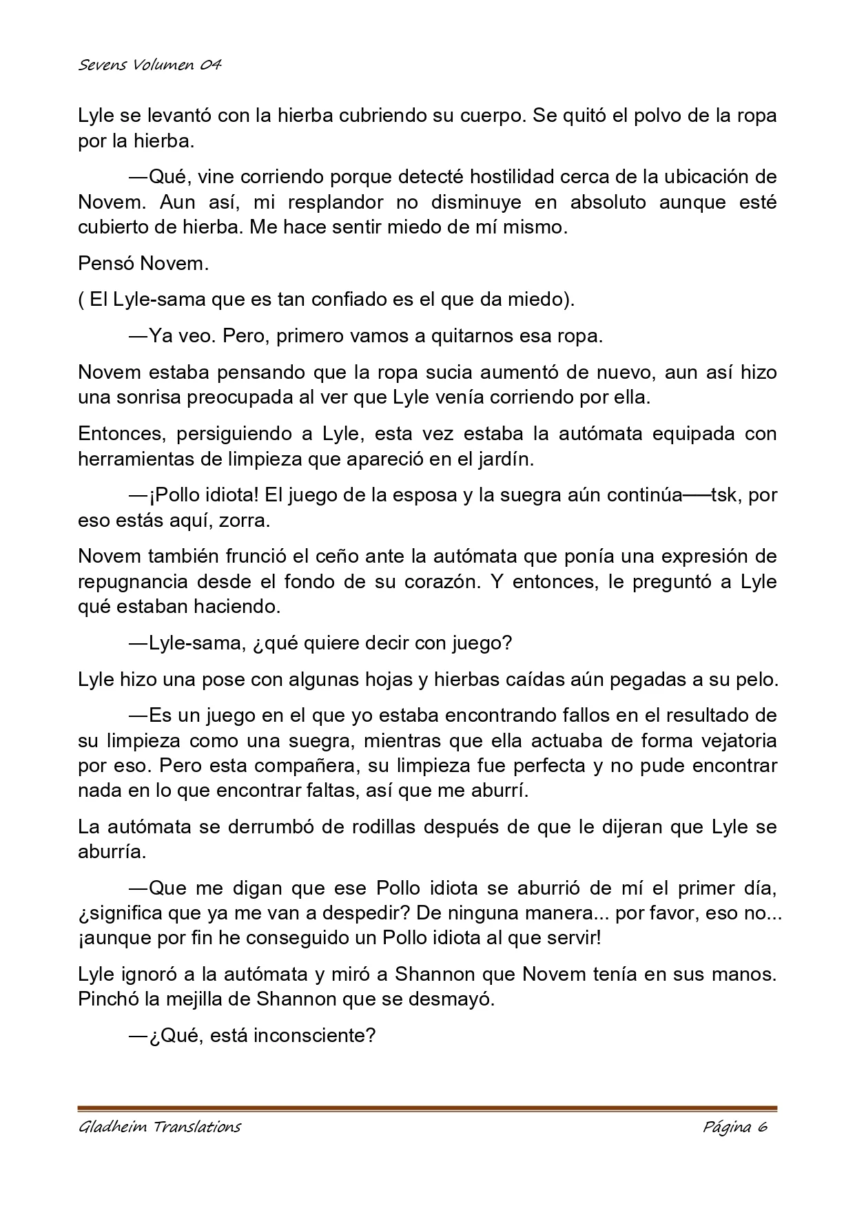 Página 6 del Manga