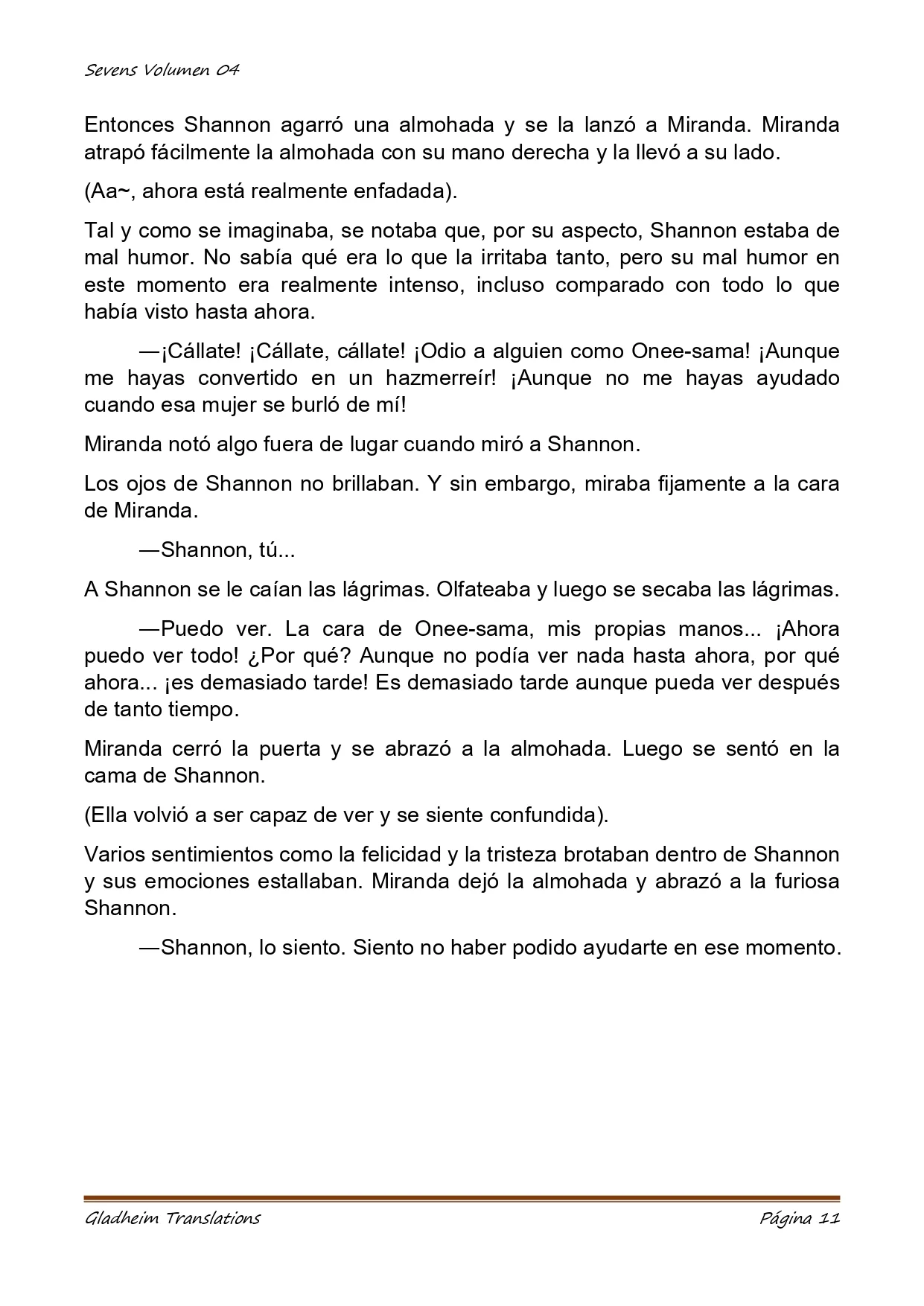 Página 11 del Manga