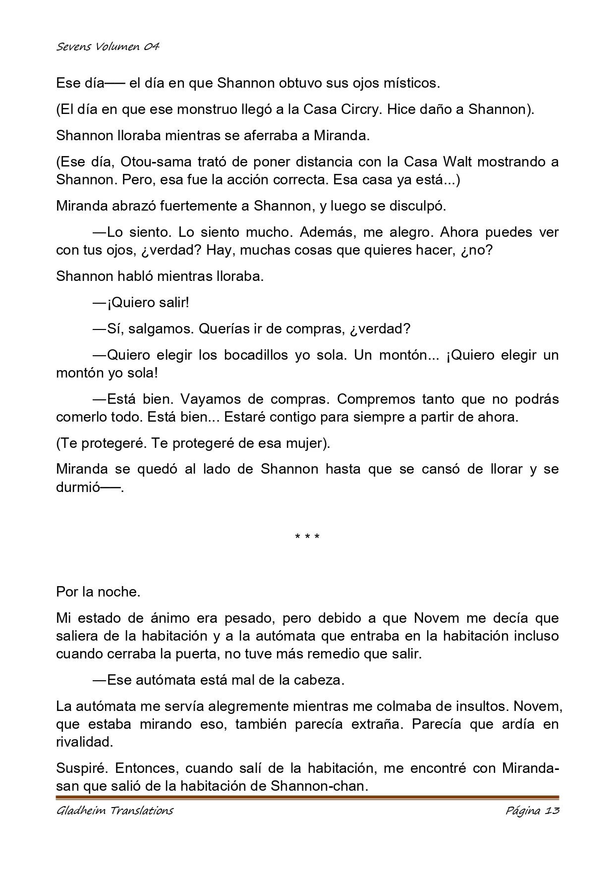 Página 13 del Manga