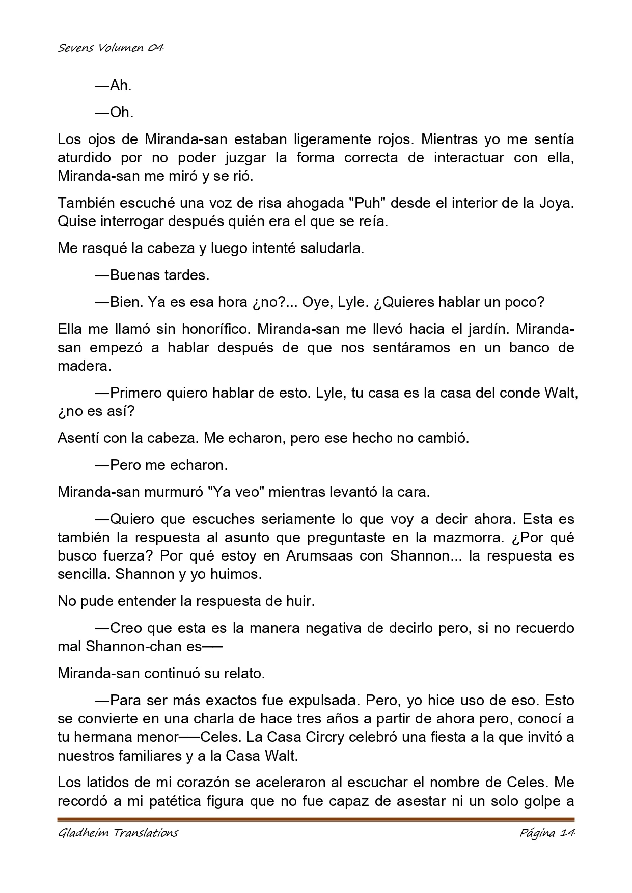 Página 14 del Manga