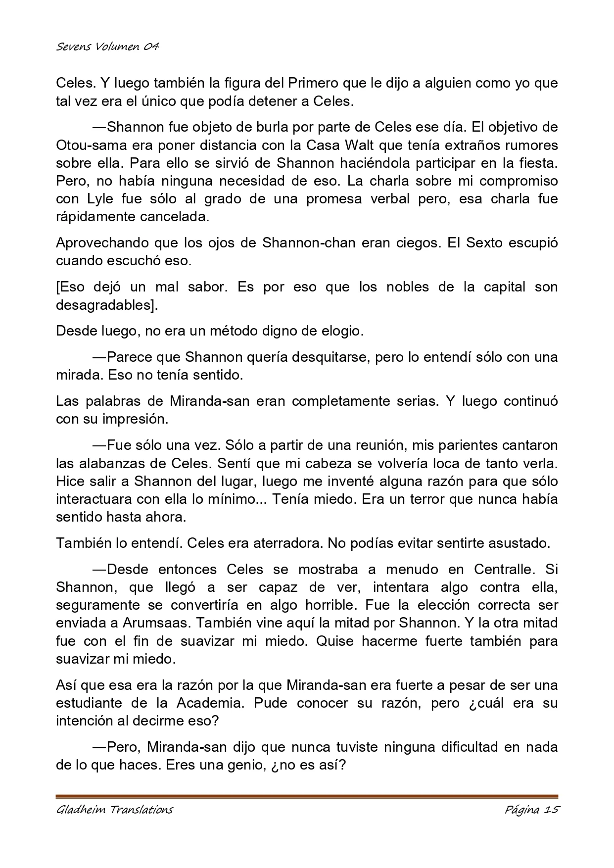 Página 15 del Manga