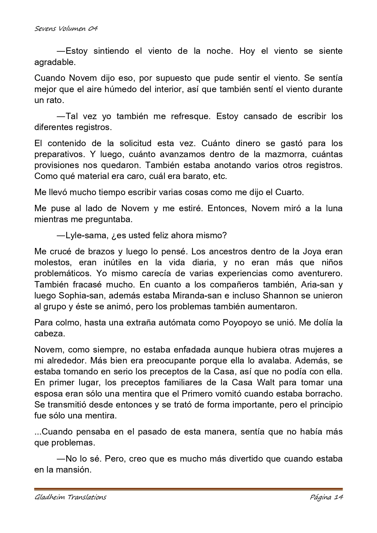 Página 14 del Manga