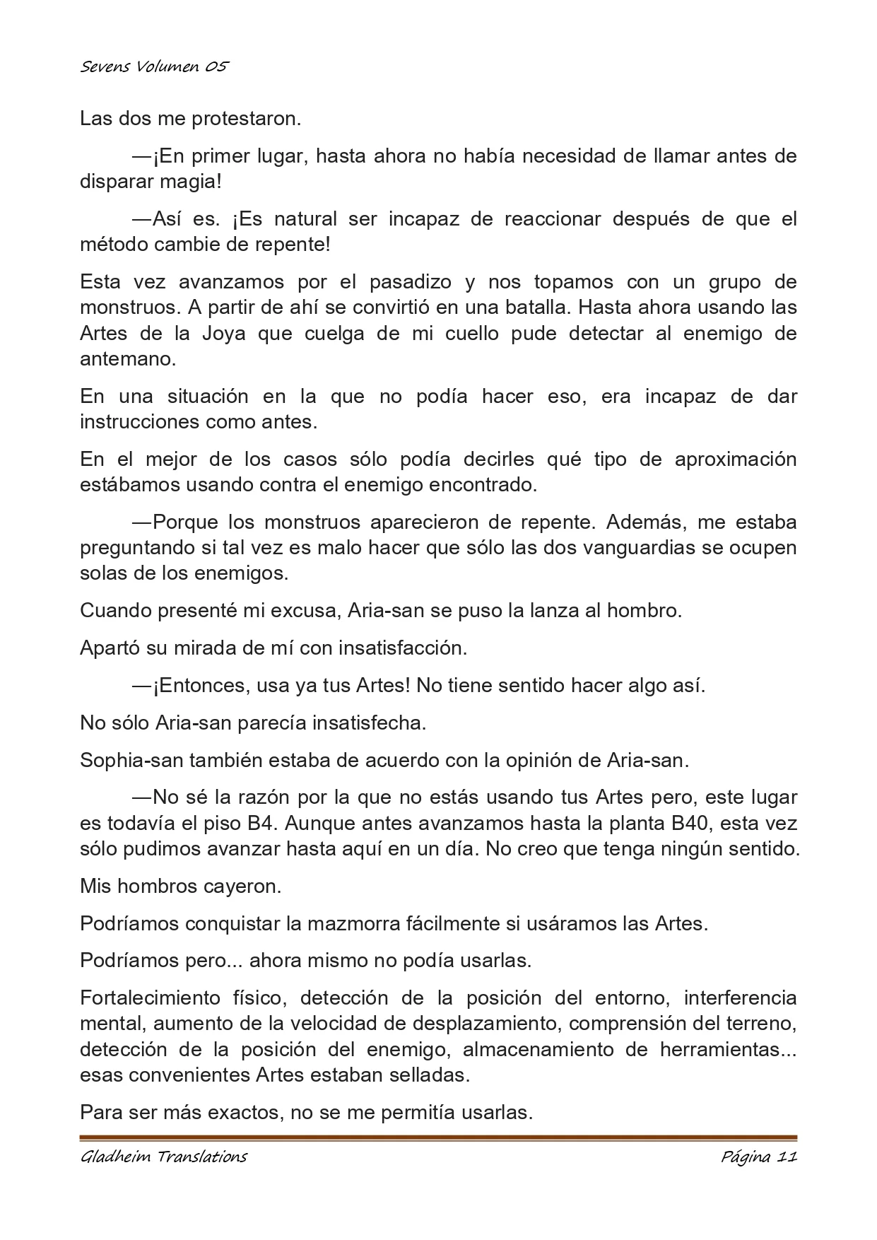 Página 11 del Manga