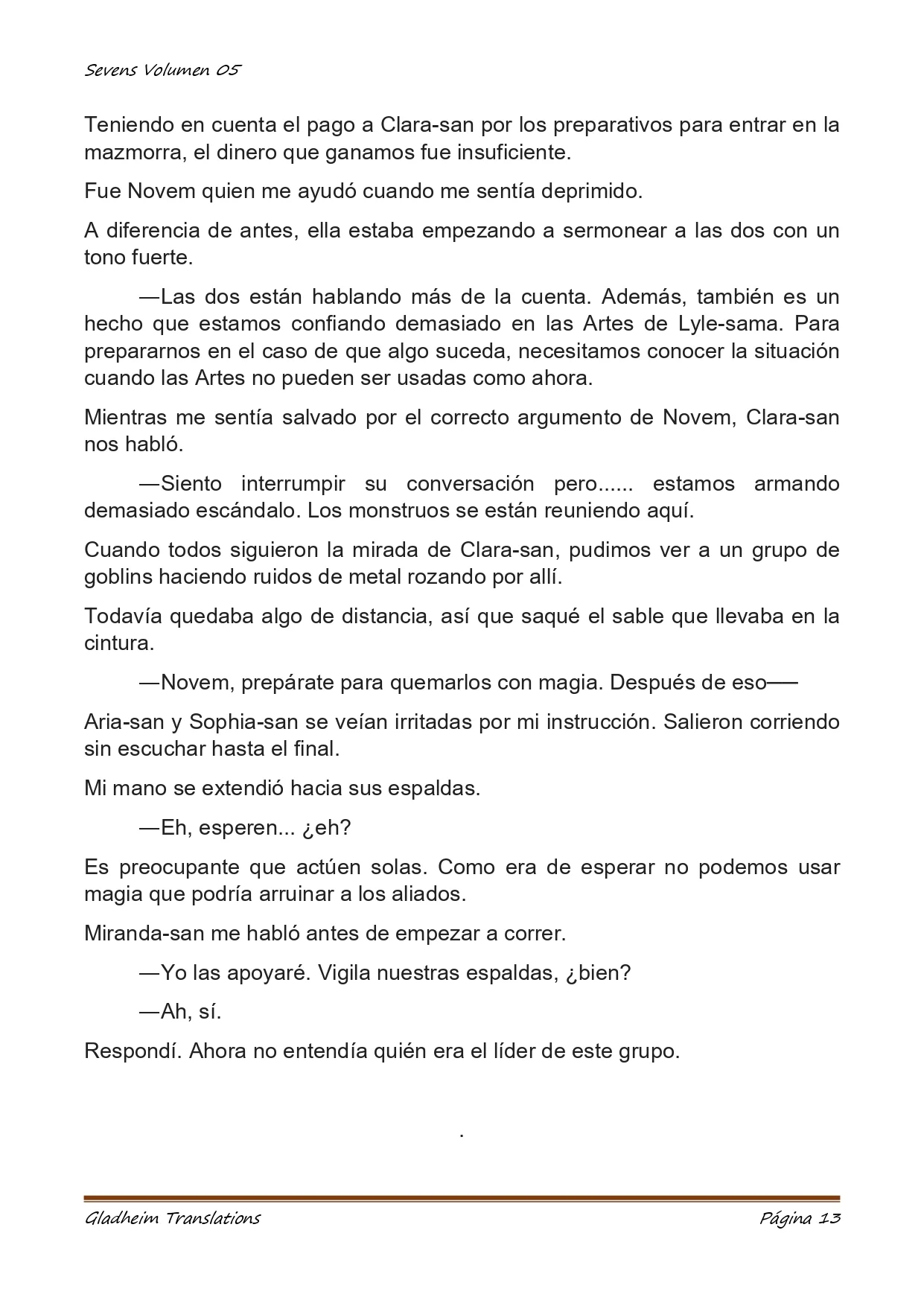 Página 13 del Manga