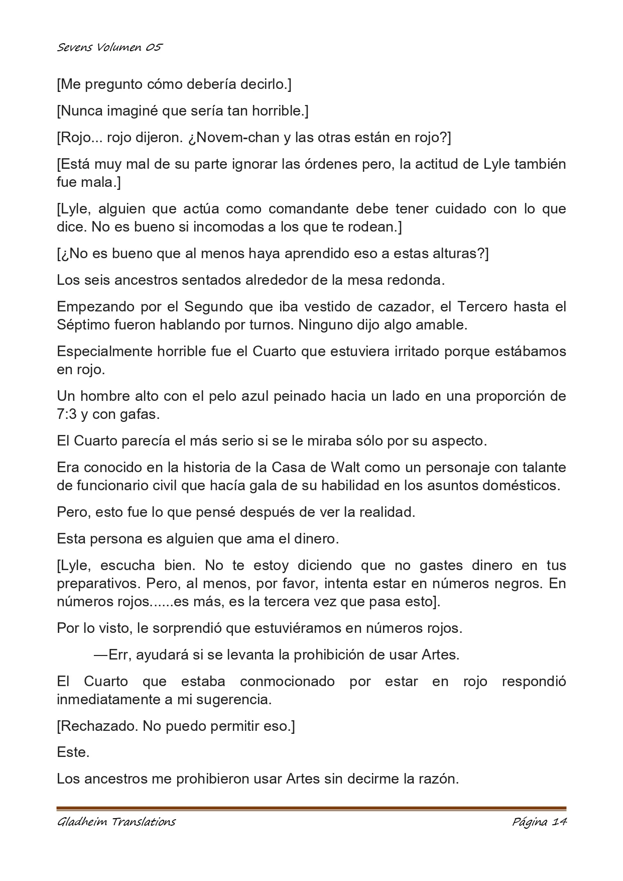 Página 14 del Manga