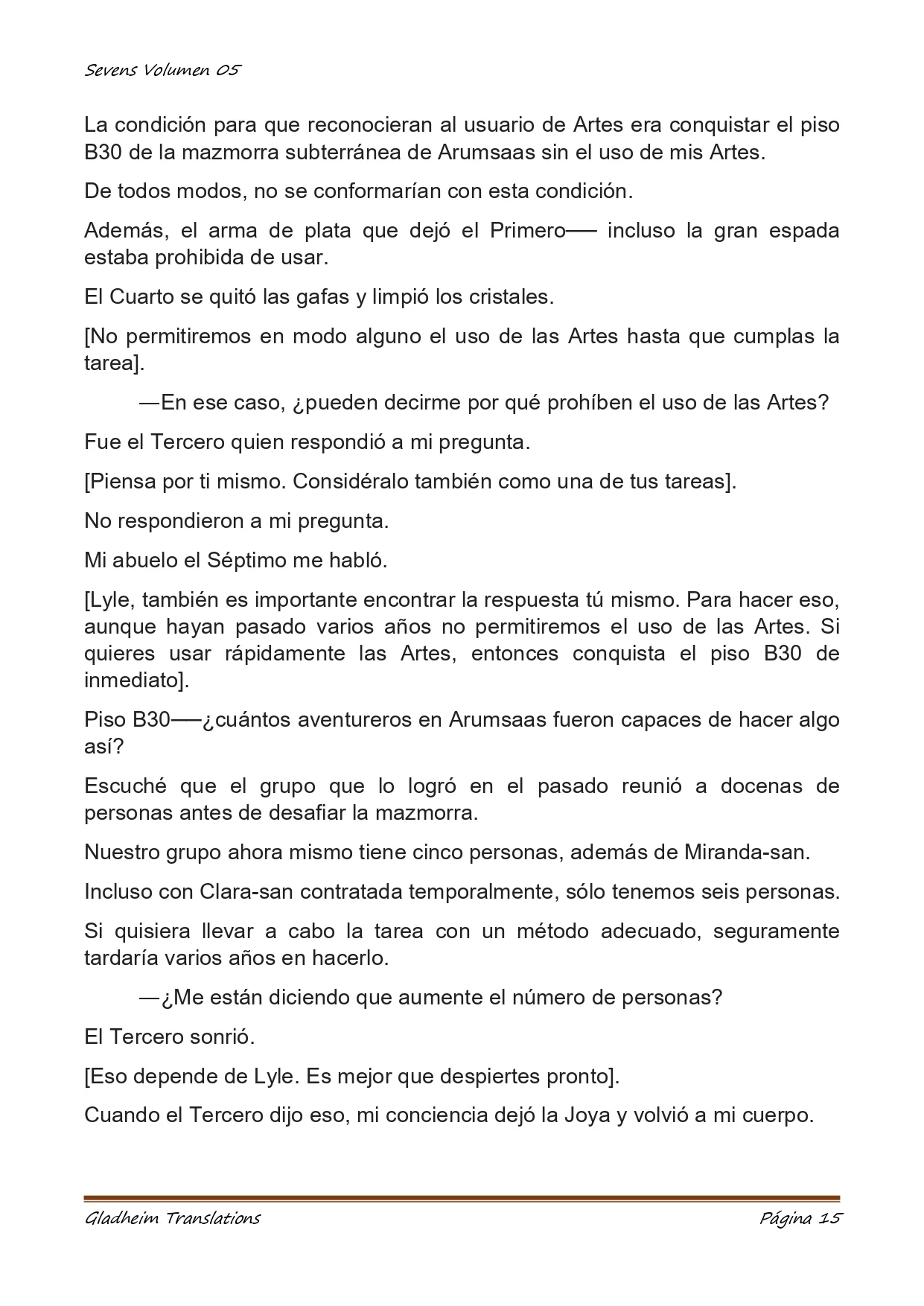 Página 15 del Manga