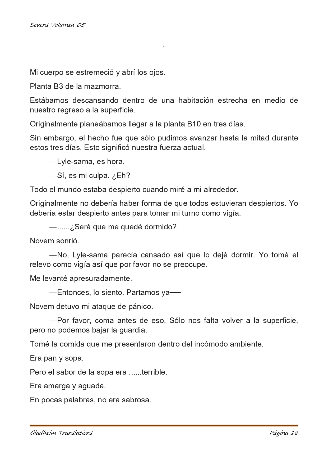 Página 16 del Manga