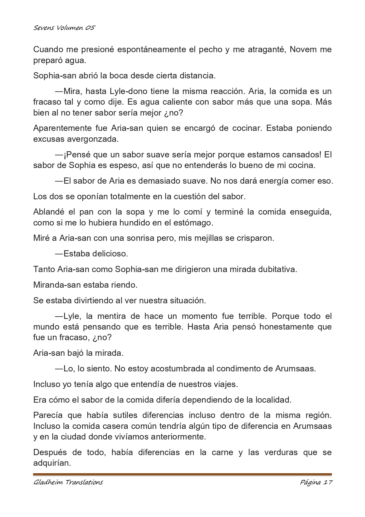 Página 17 del Manga