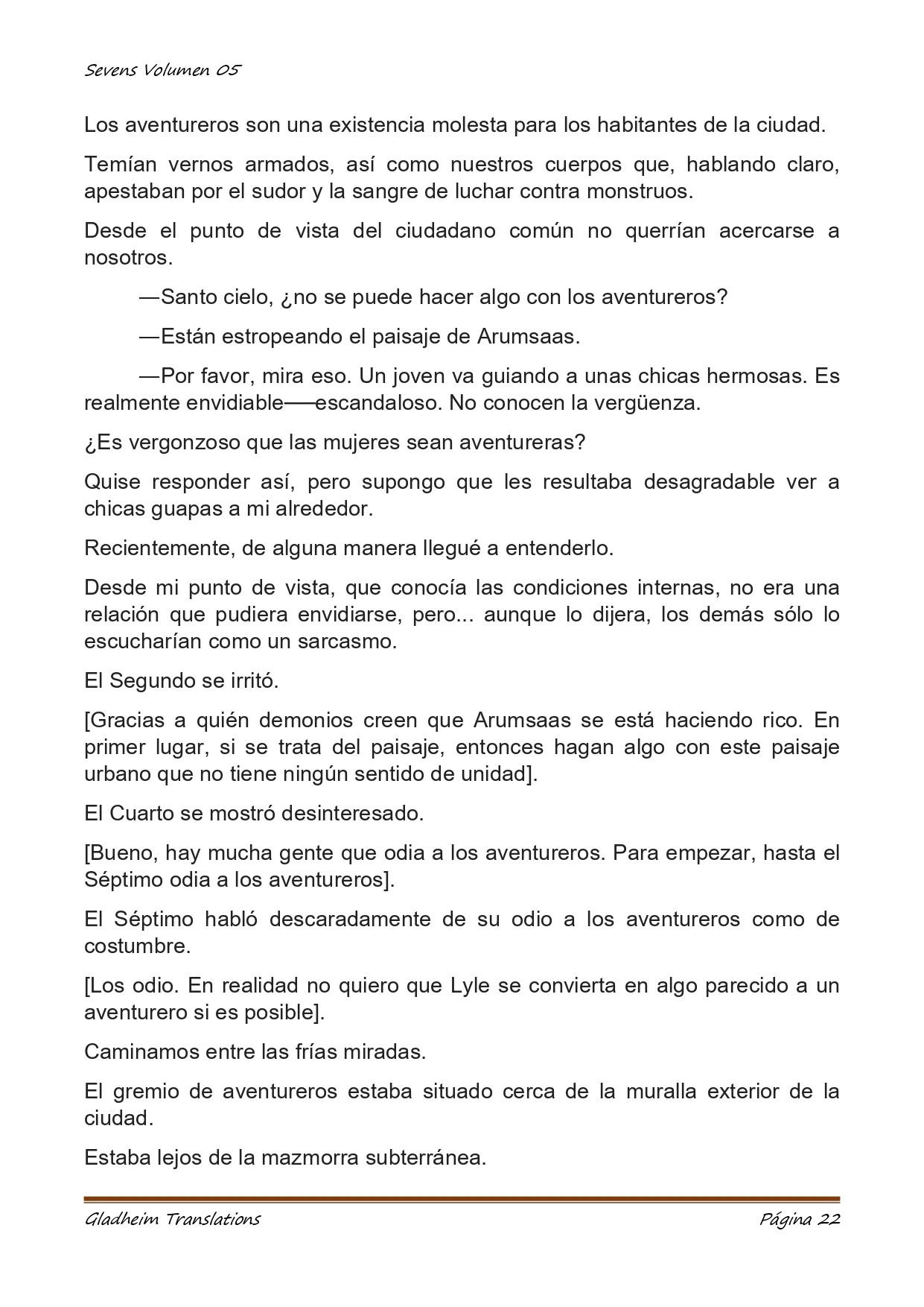 Página 22 del Manga