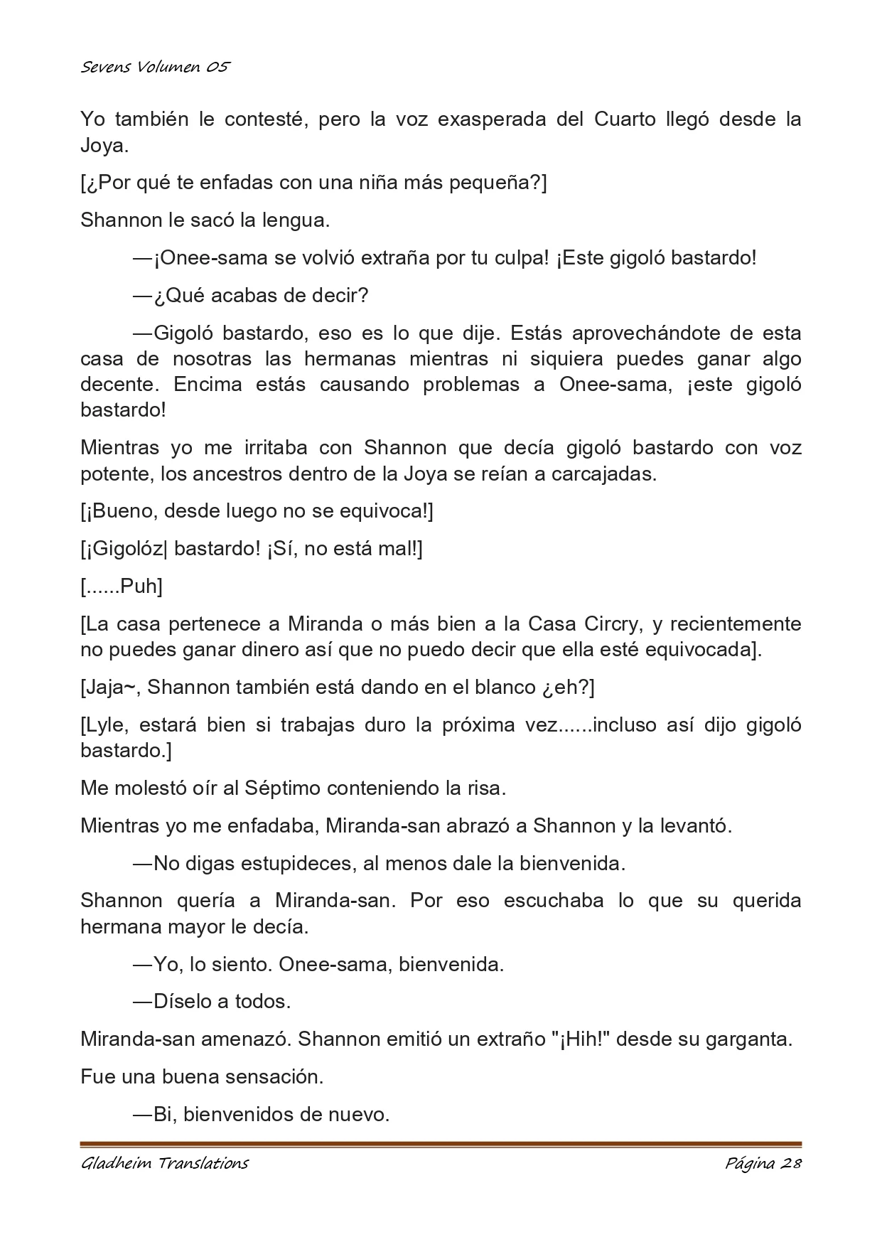 Página 28 del Manga