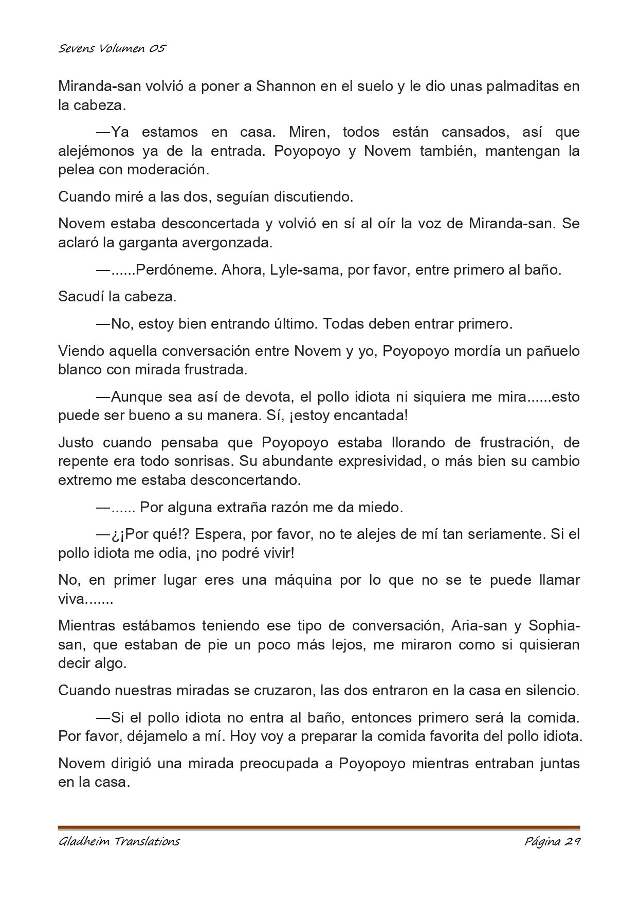 Página 29 del Manga