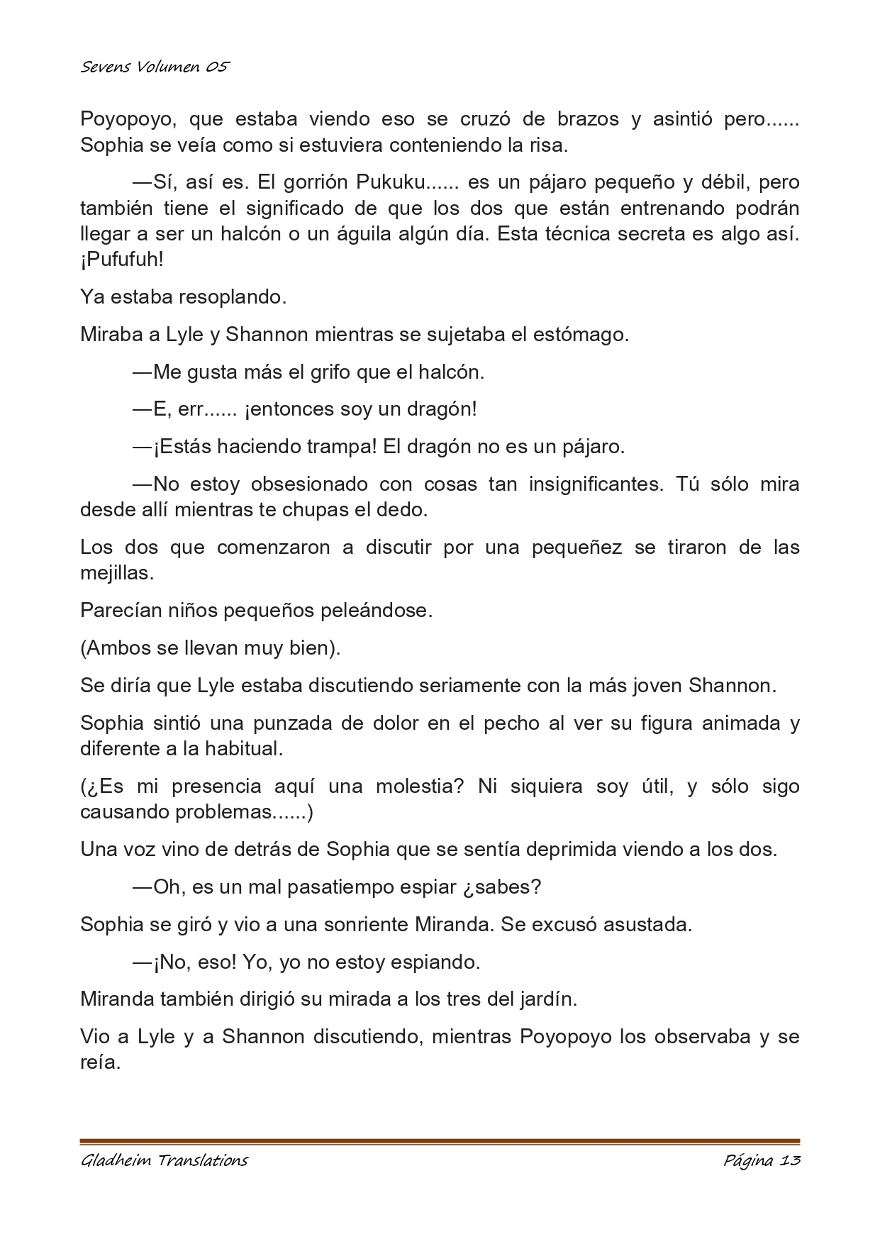 Página 13 del Manga