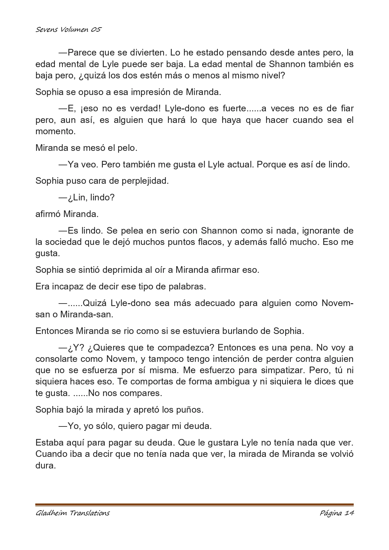 Página 14 del Manga