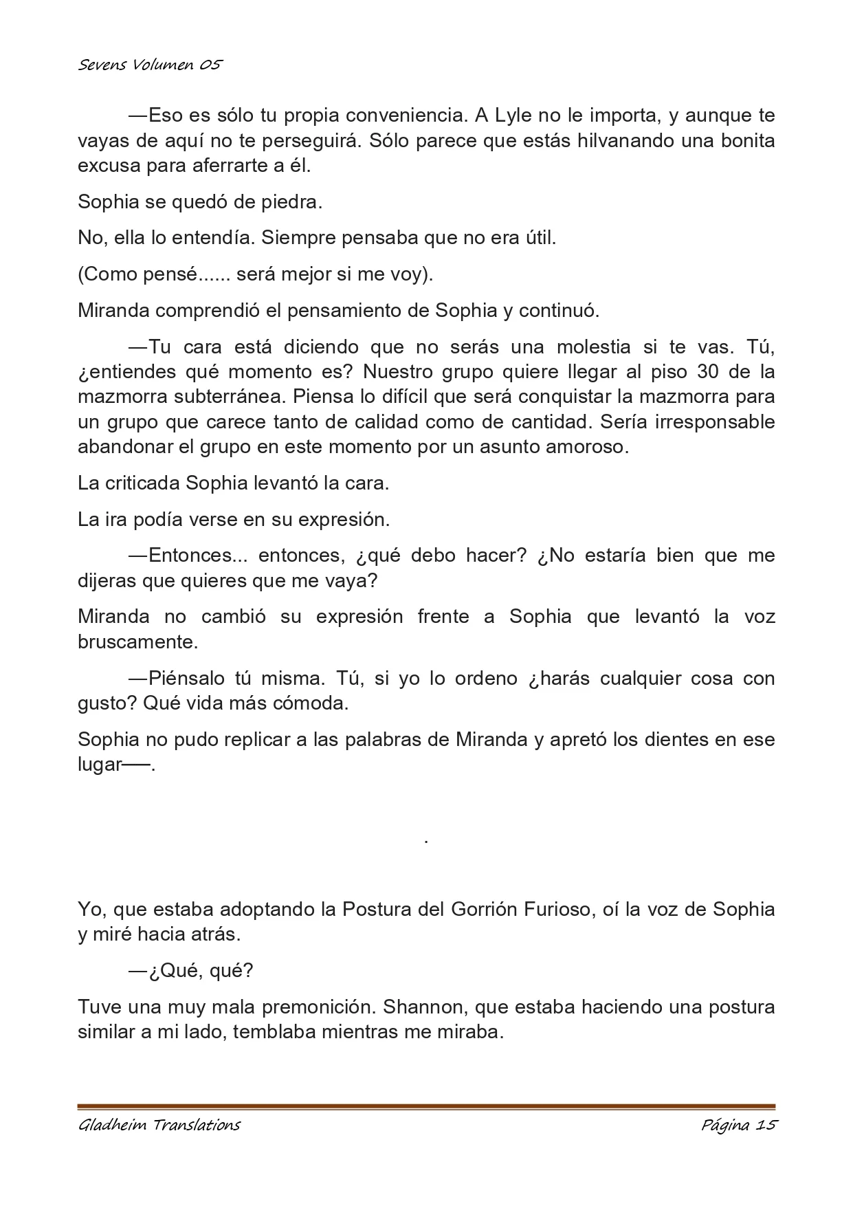 Página 15 del Manga