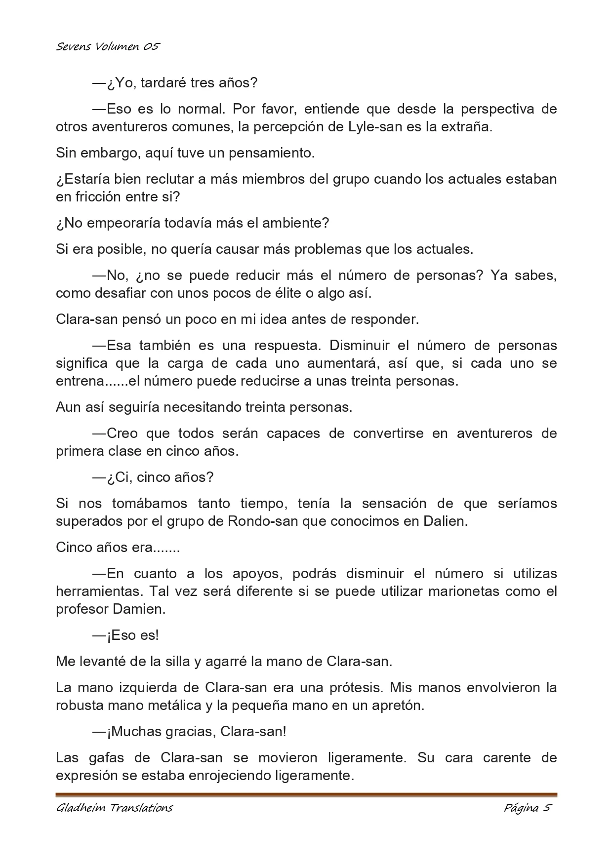 Página 5 del Manga
