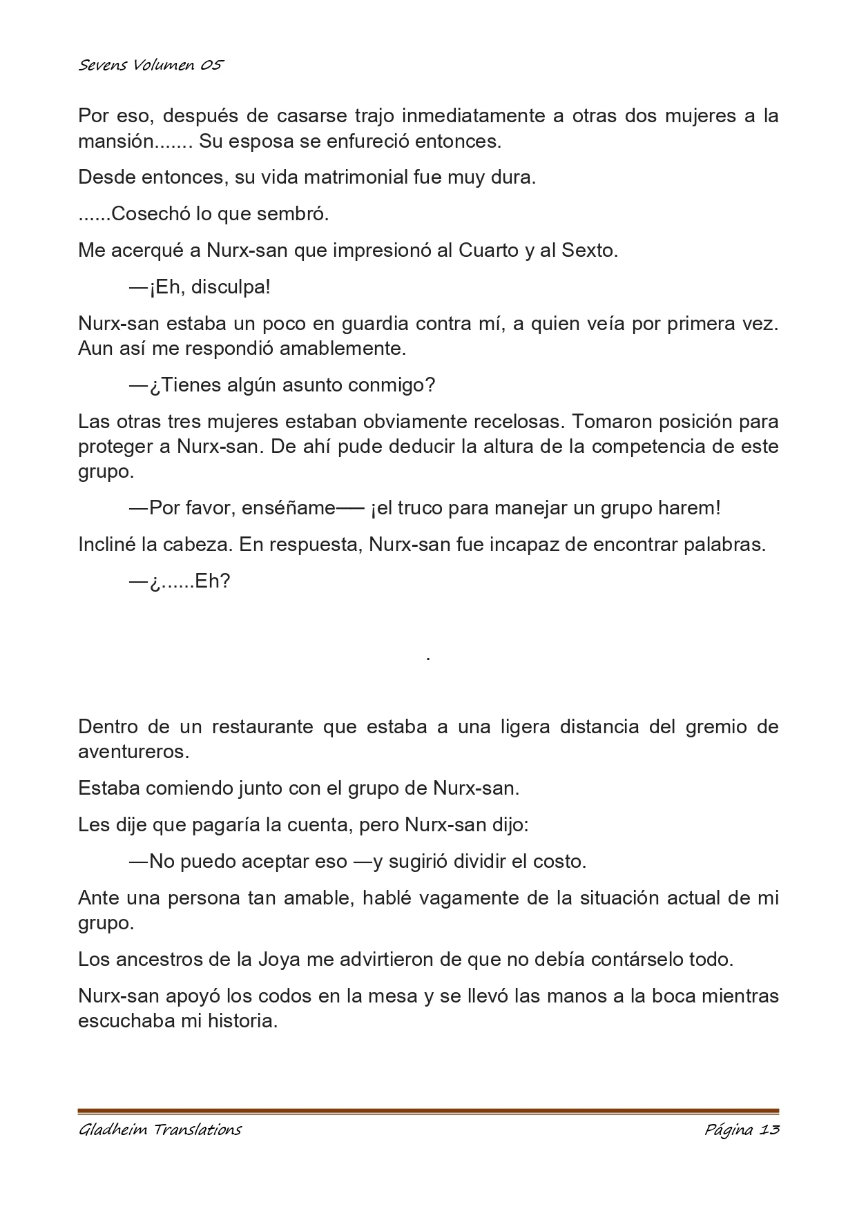 Página 13 del Manga