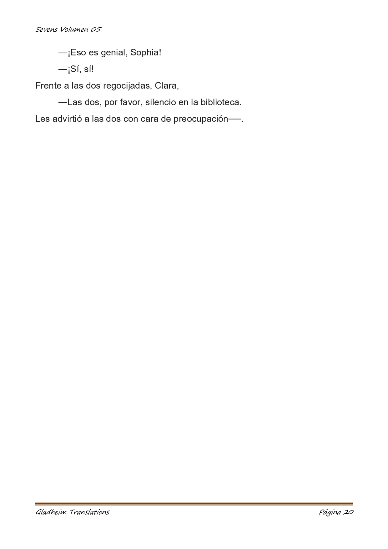 Página 20 del Manga