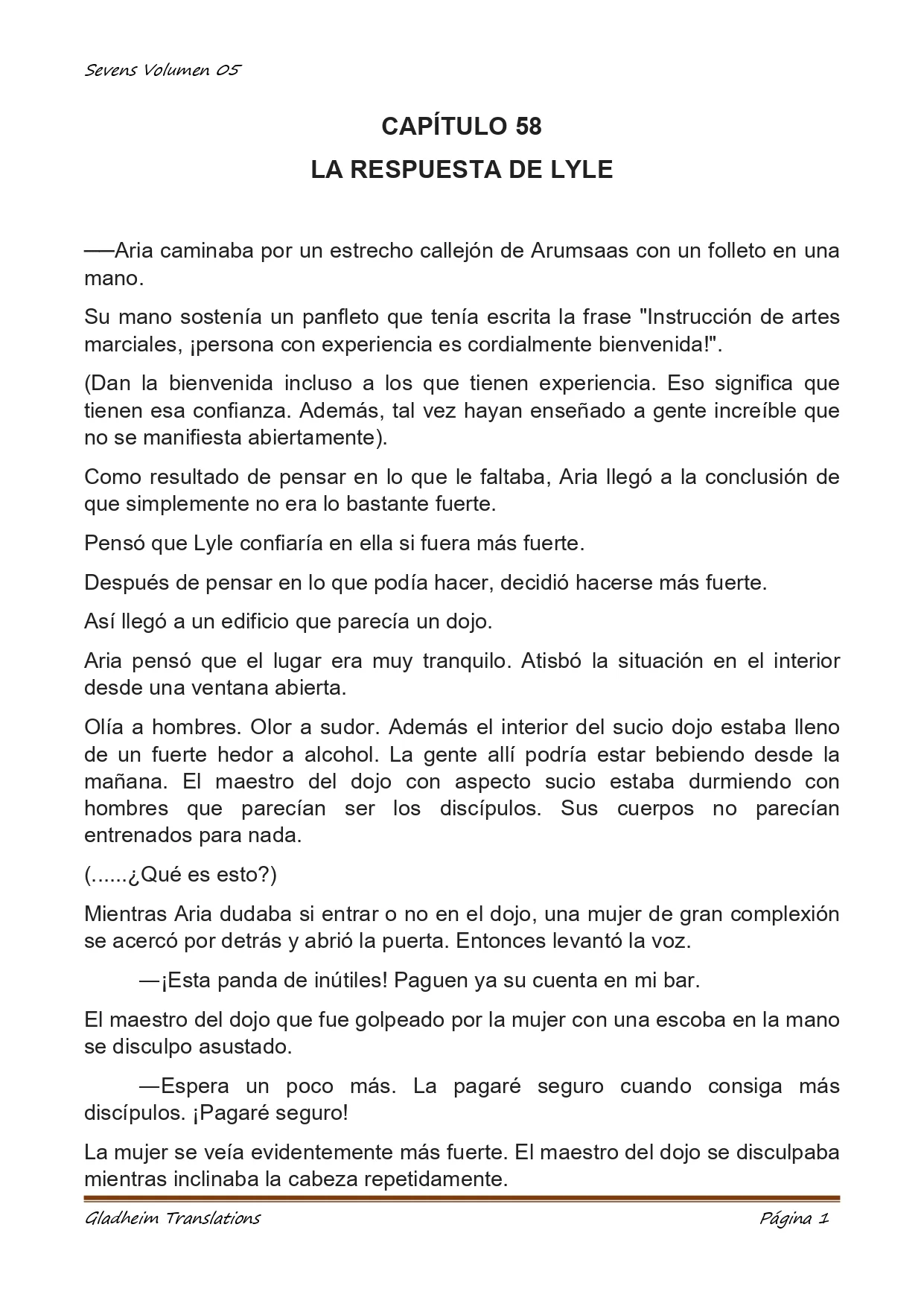 Página 22 del Manga