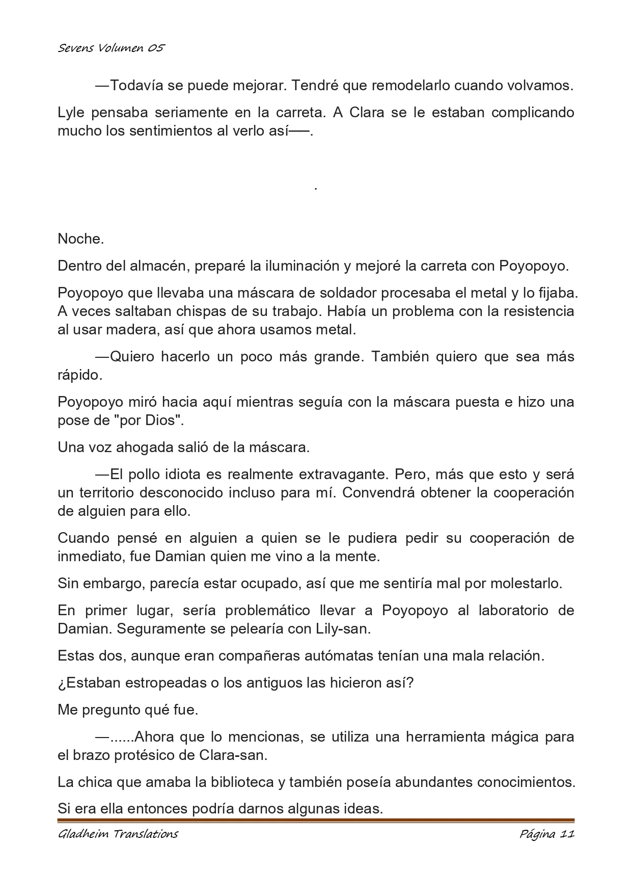 Página 11 del Manga