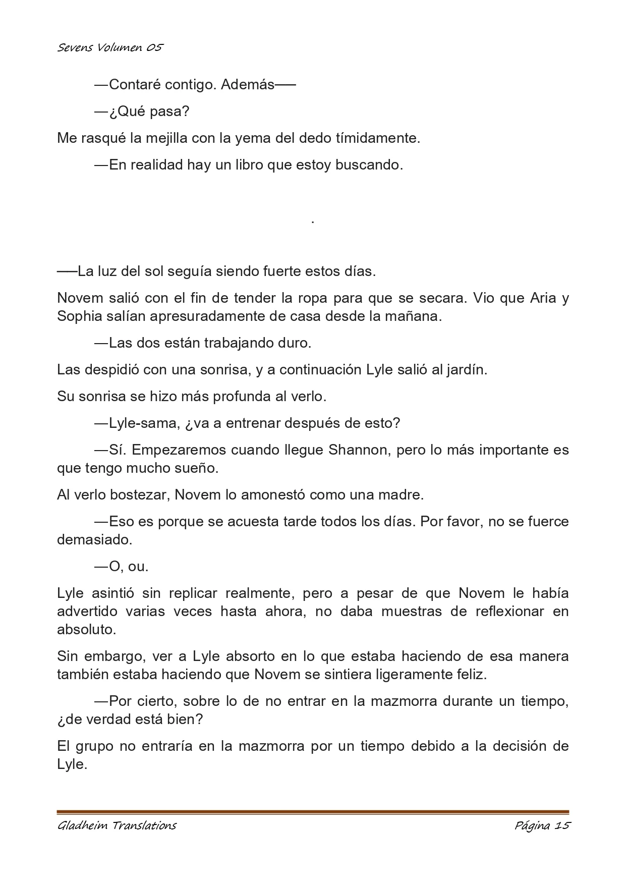 Página 15 del Manga