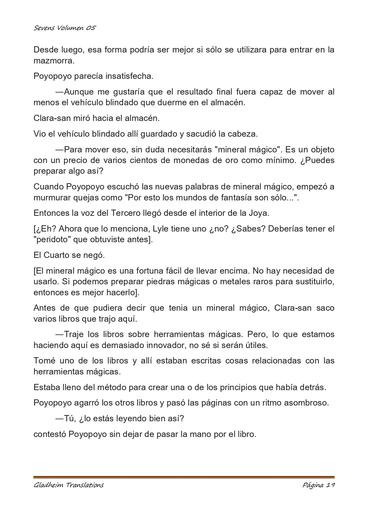 Página 19 del Manga