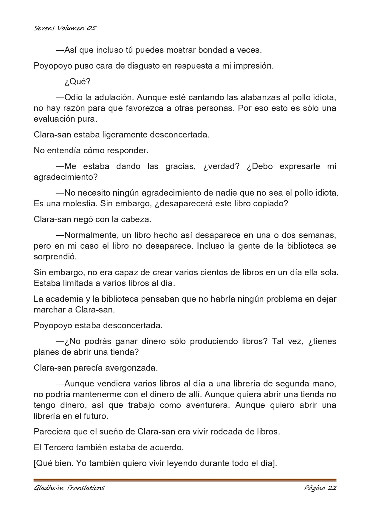 Página 22 del Manga