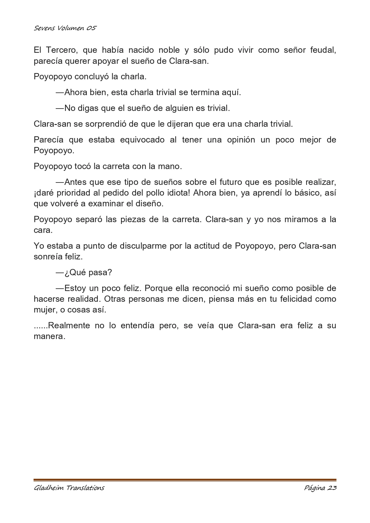 Página 23 del Manga