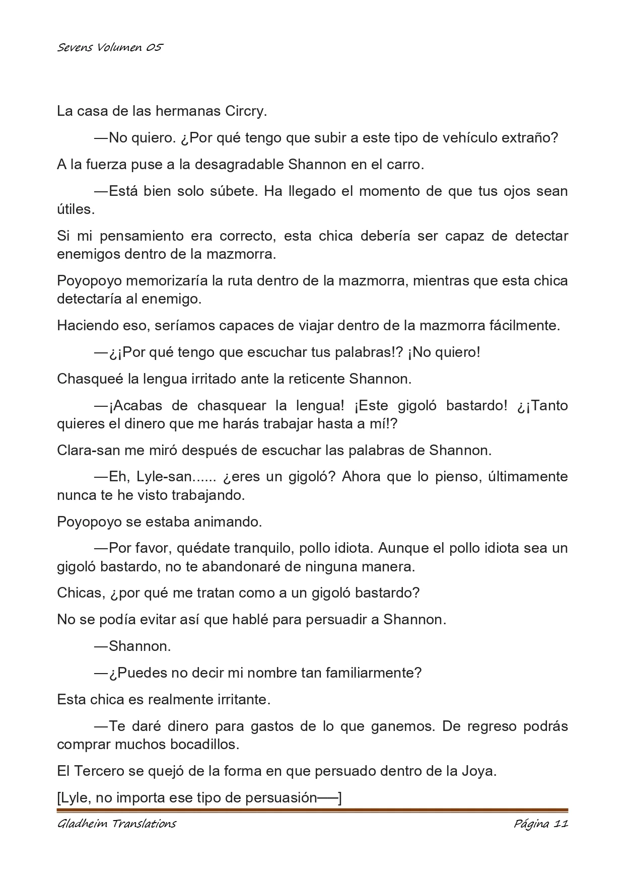 Página 11 del Manga