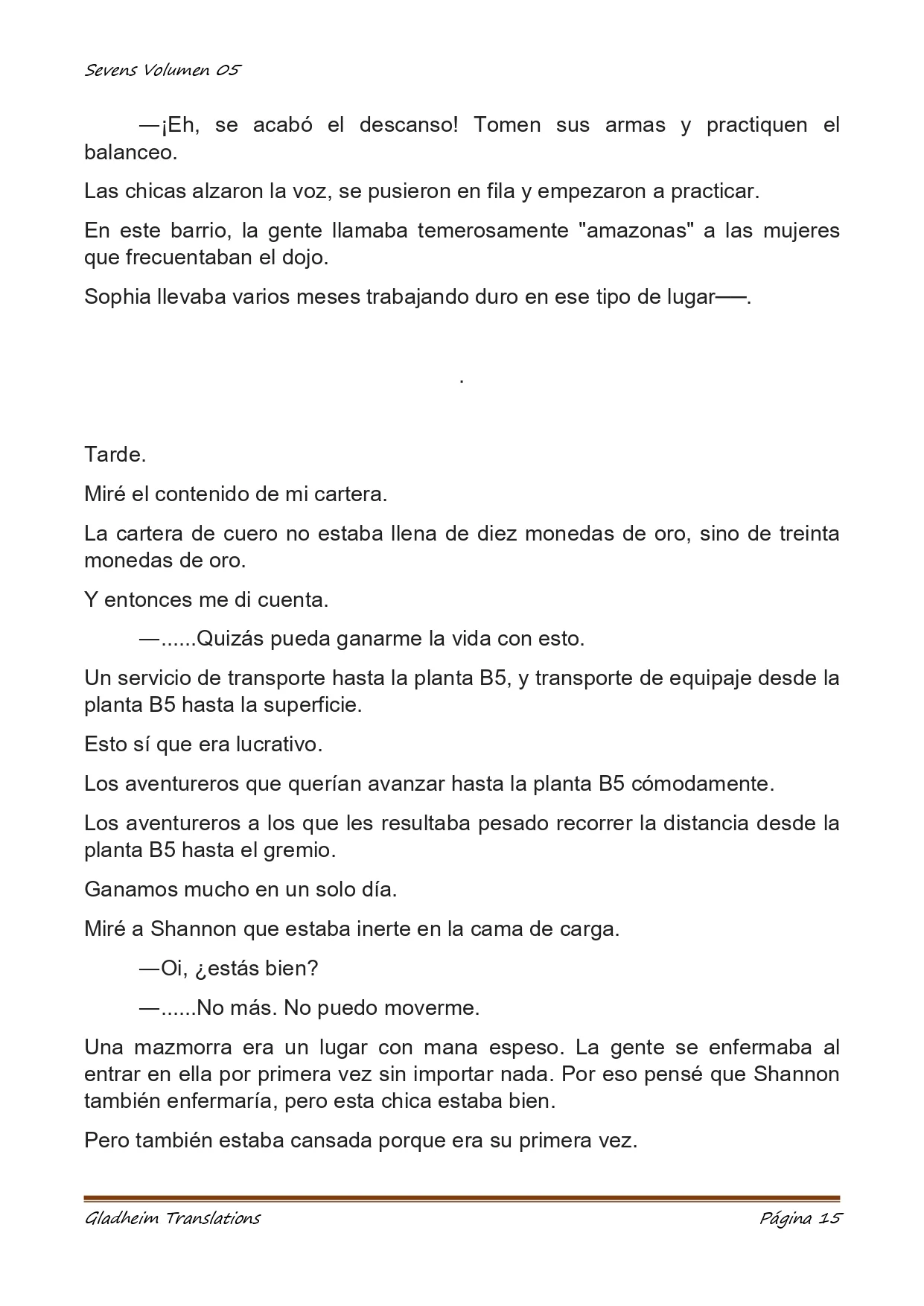 Página 15 del Manga