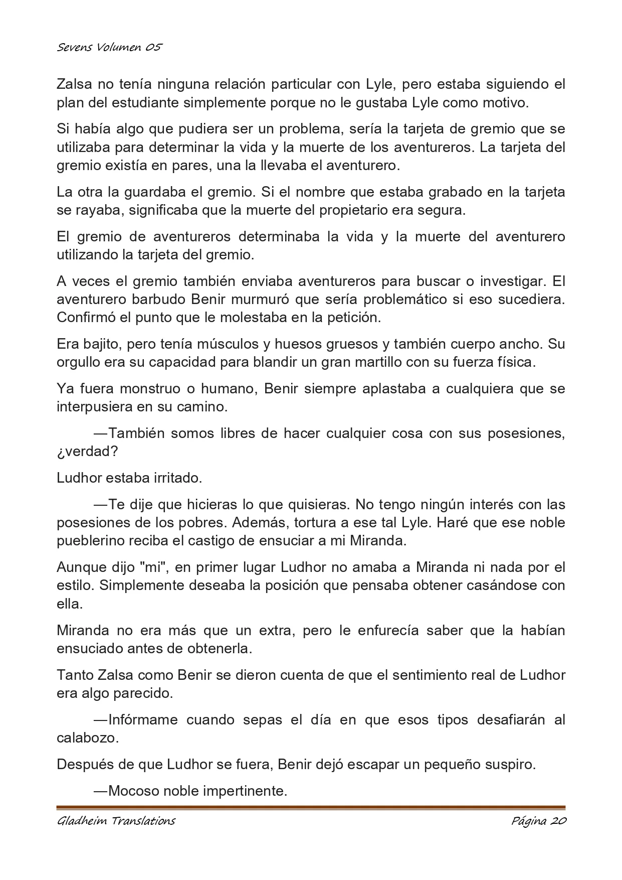 Página 20 del Manga