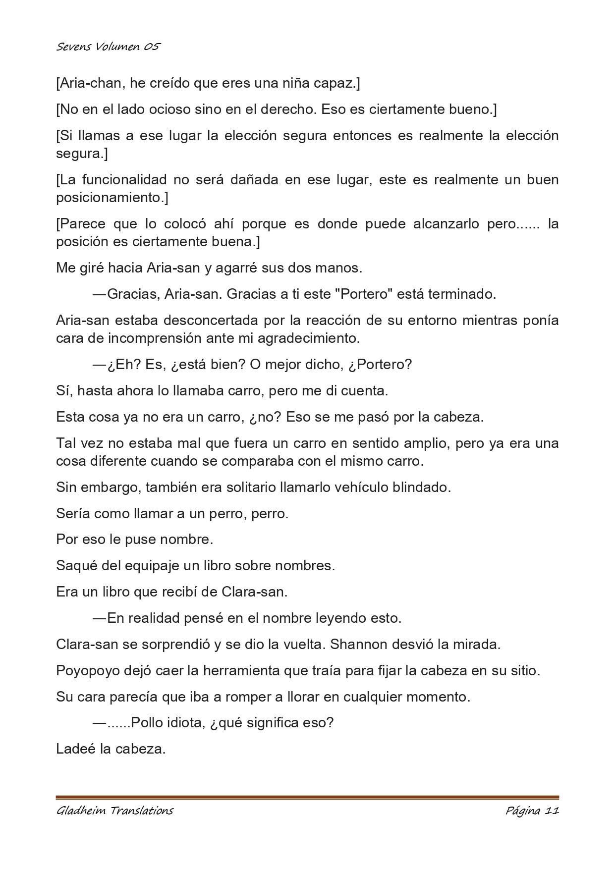 Página 11 del Manga