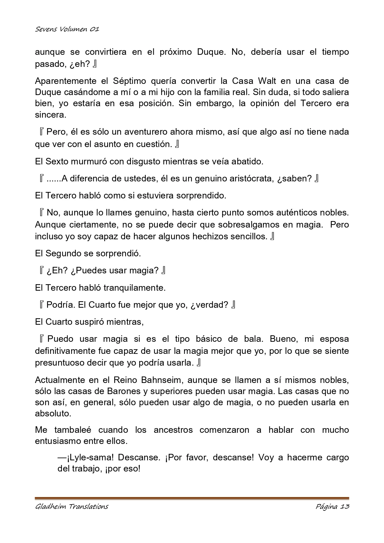 Página 13 del Manga