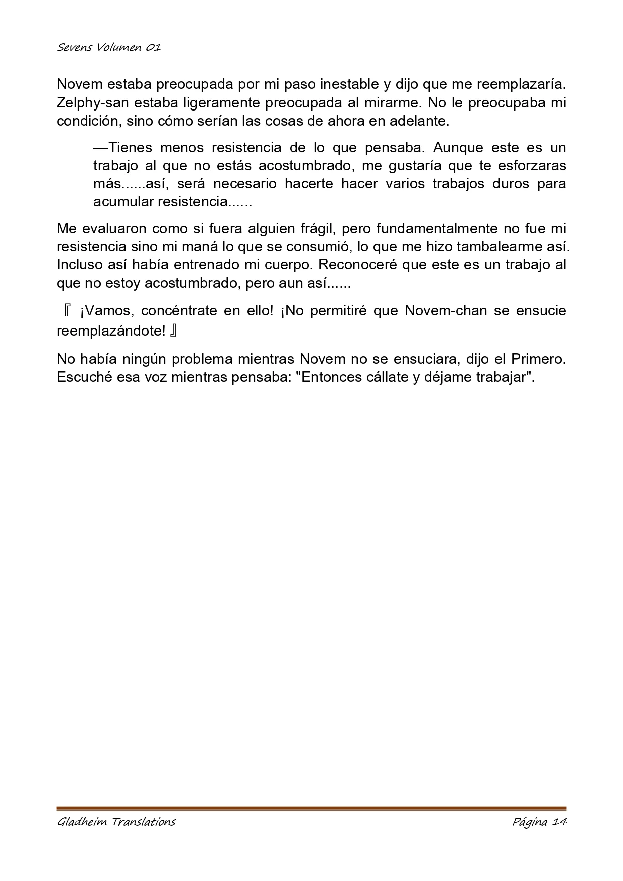 Página 14 del Manga