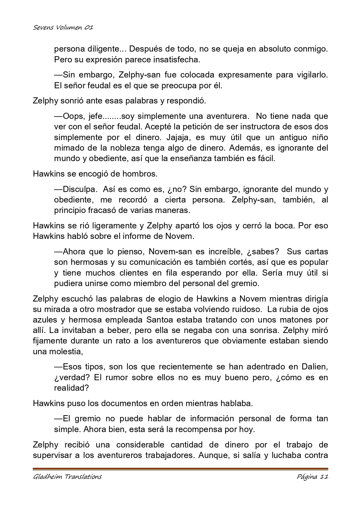 Página 11 del Manga