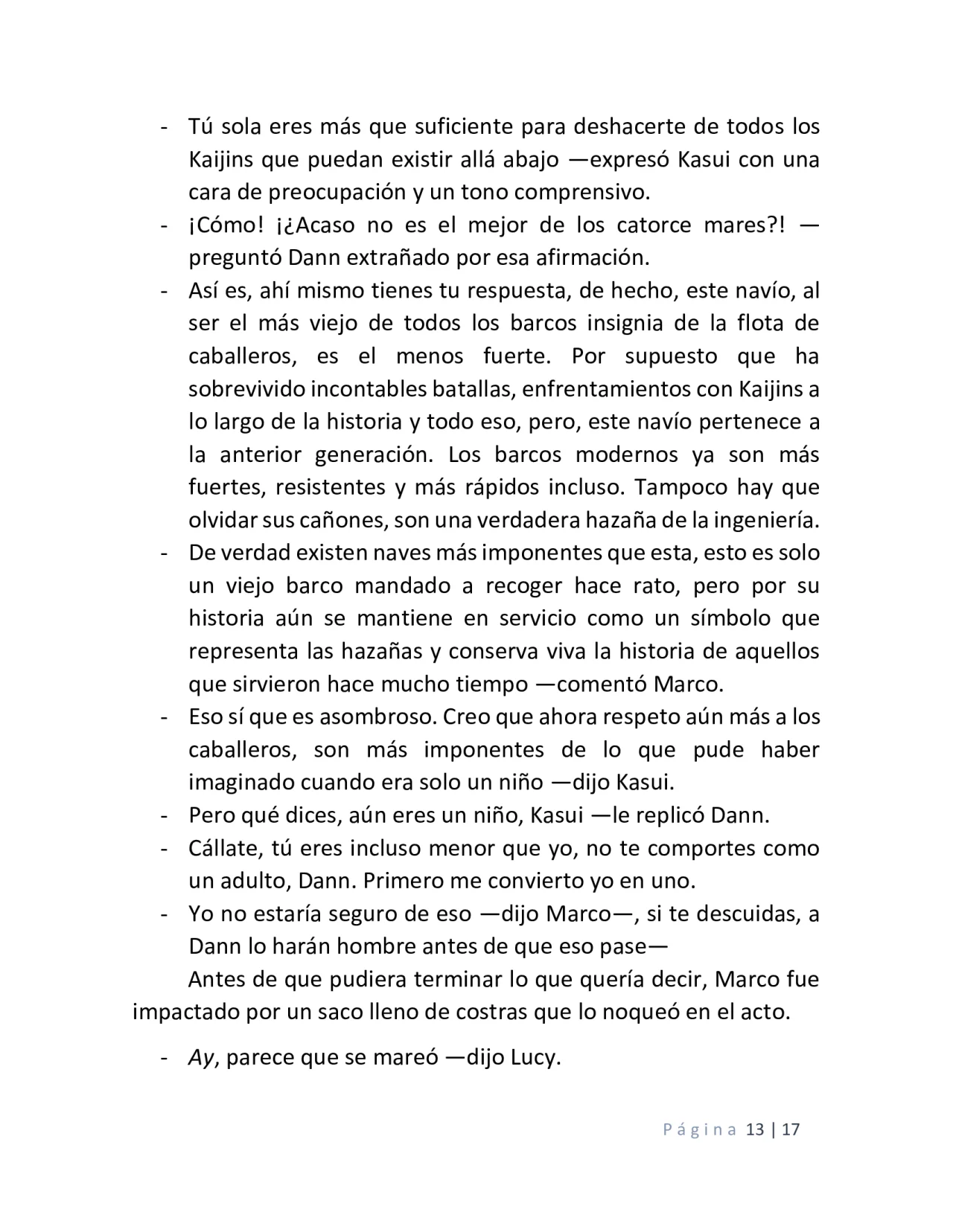 Página 13 del Manga