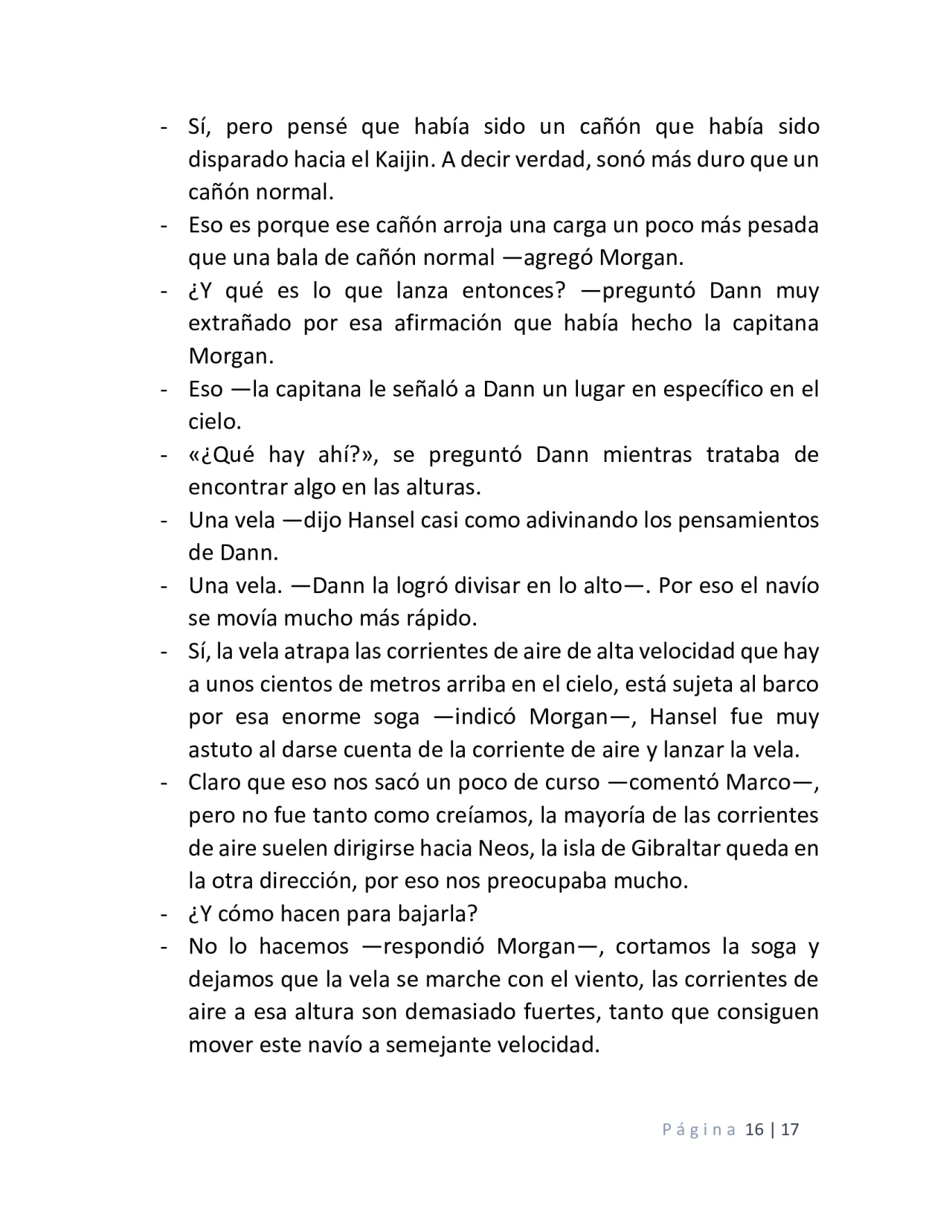 Página 16 del Manga