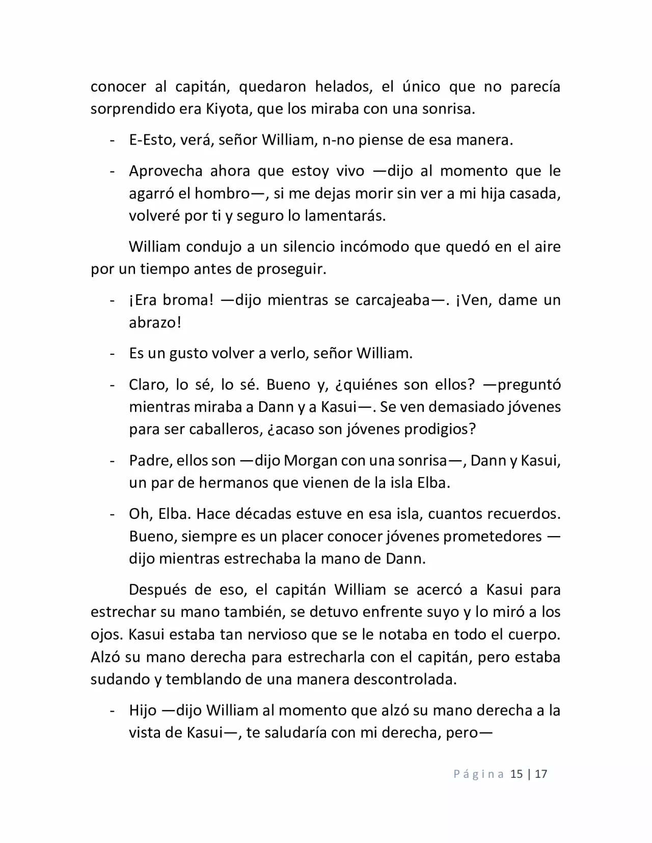 Página 15 del Manga