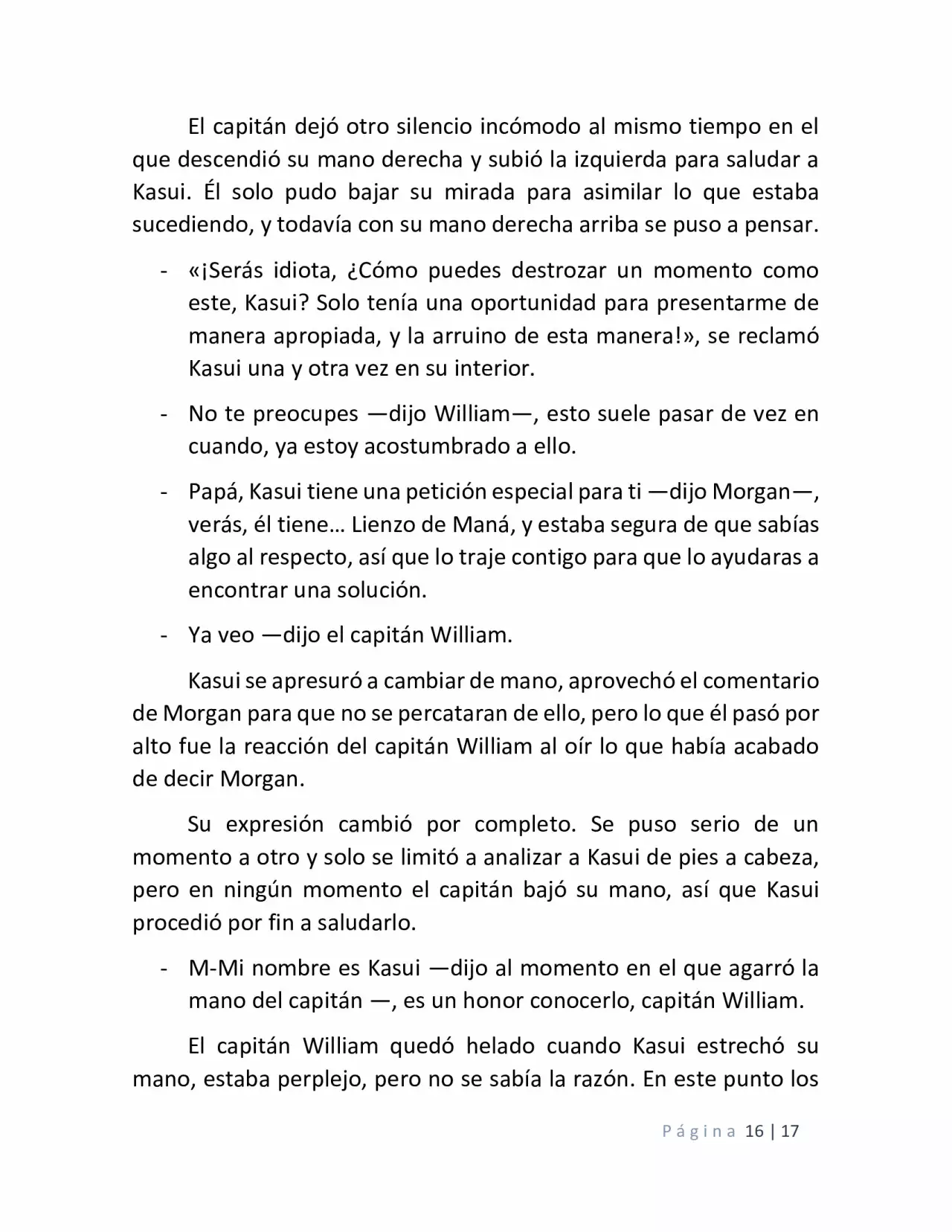 Página 16 del Manga