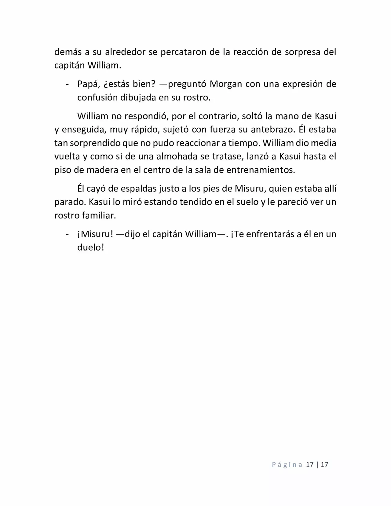 Página 17 del Manga