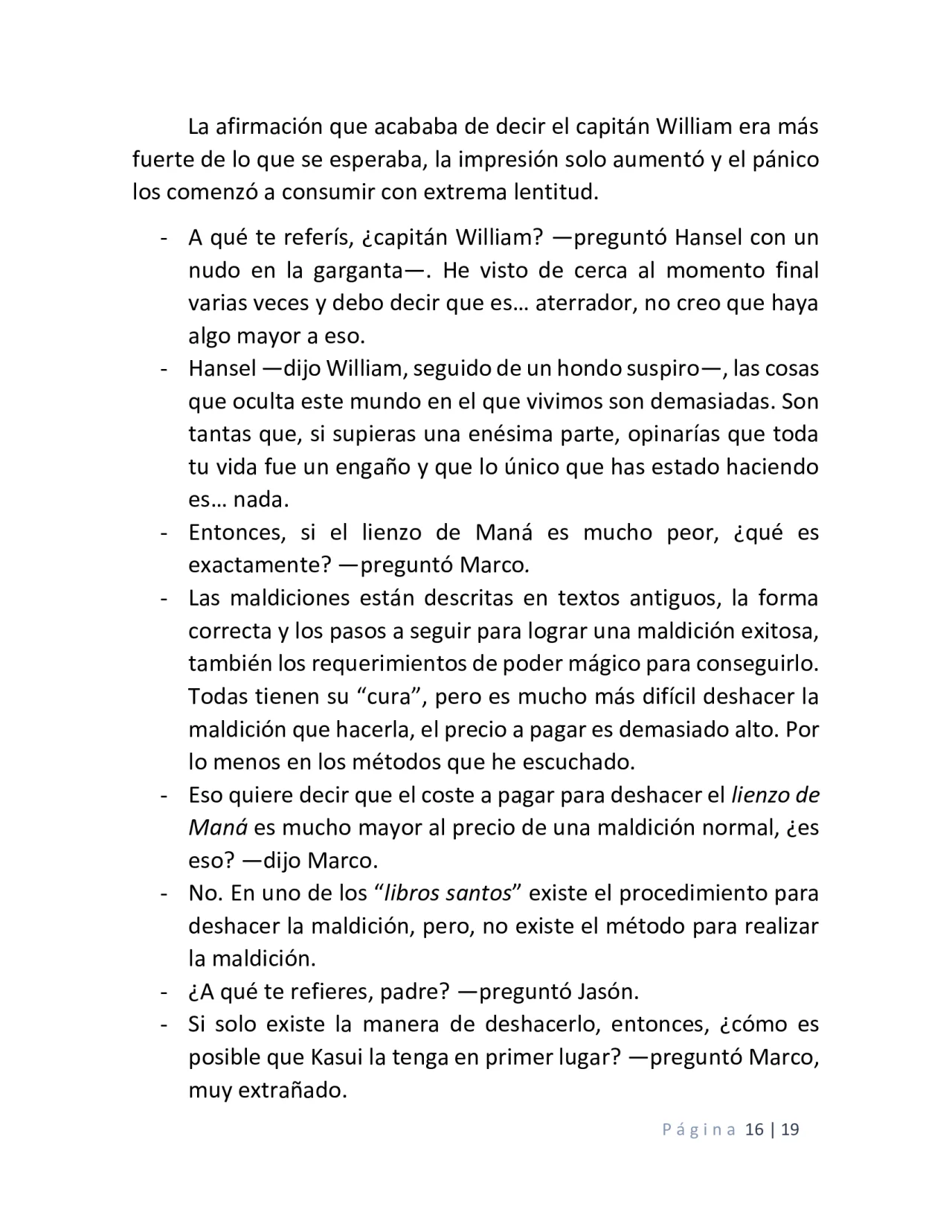 Página 16 del Manga