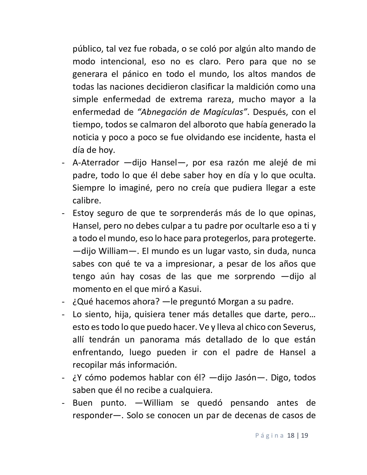 Página 18 del Manga