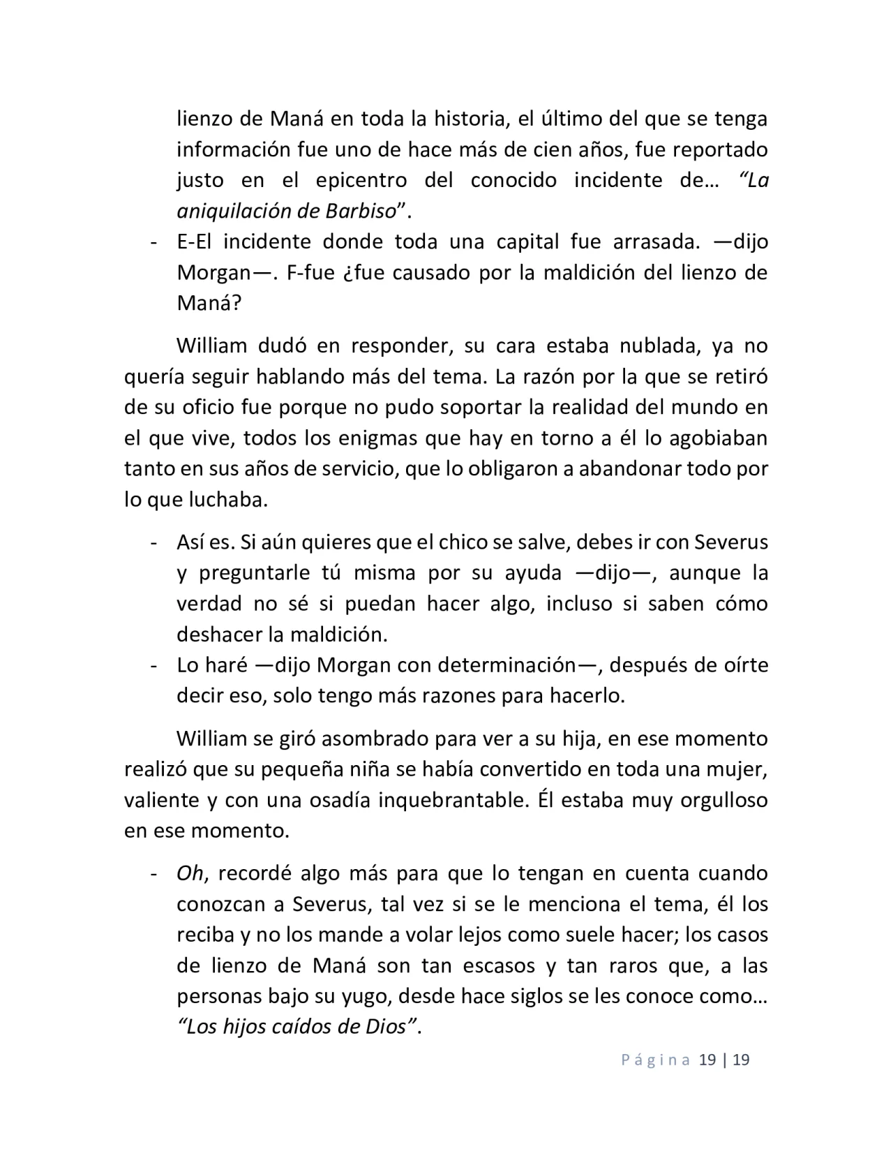 Página 19 del Manga