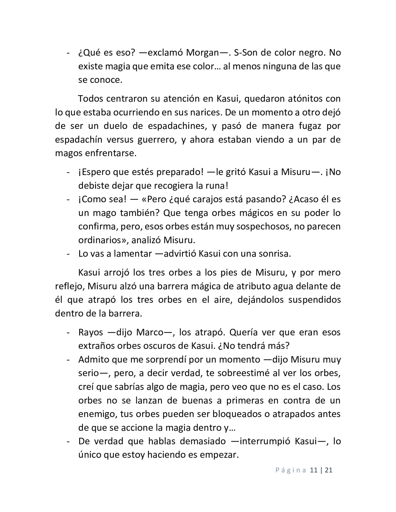 Página 11 del Manga