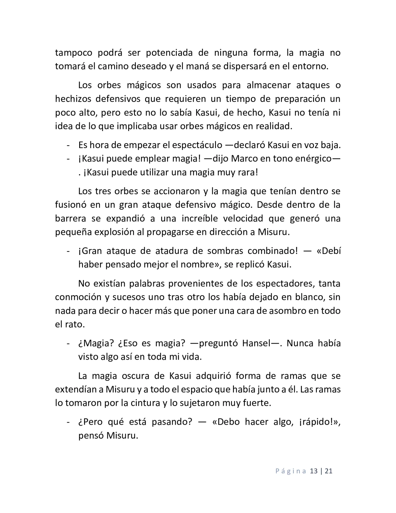 Página 13 del Manga