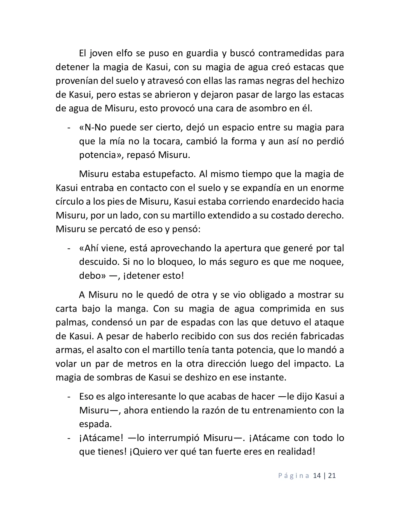 Página 14 del Manga
