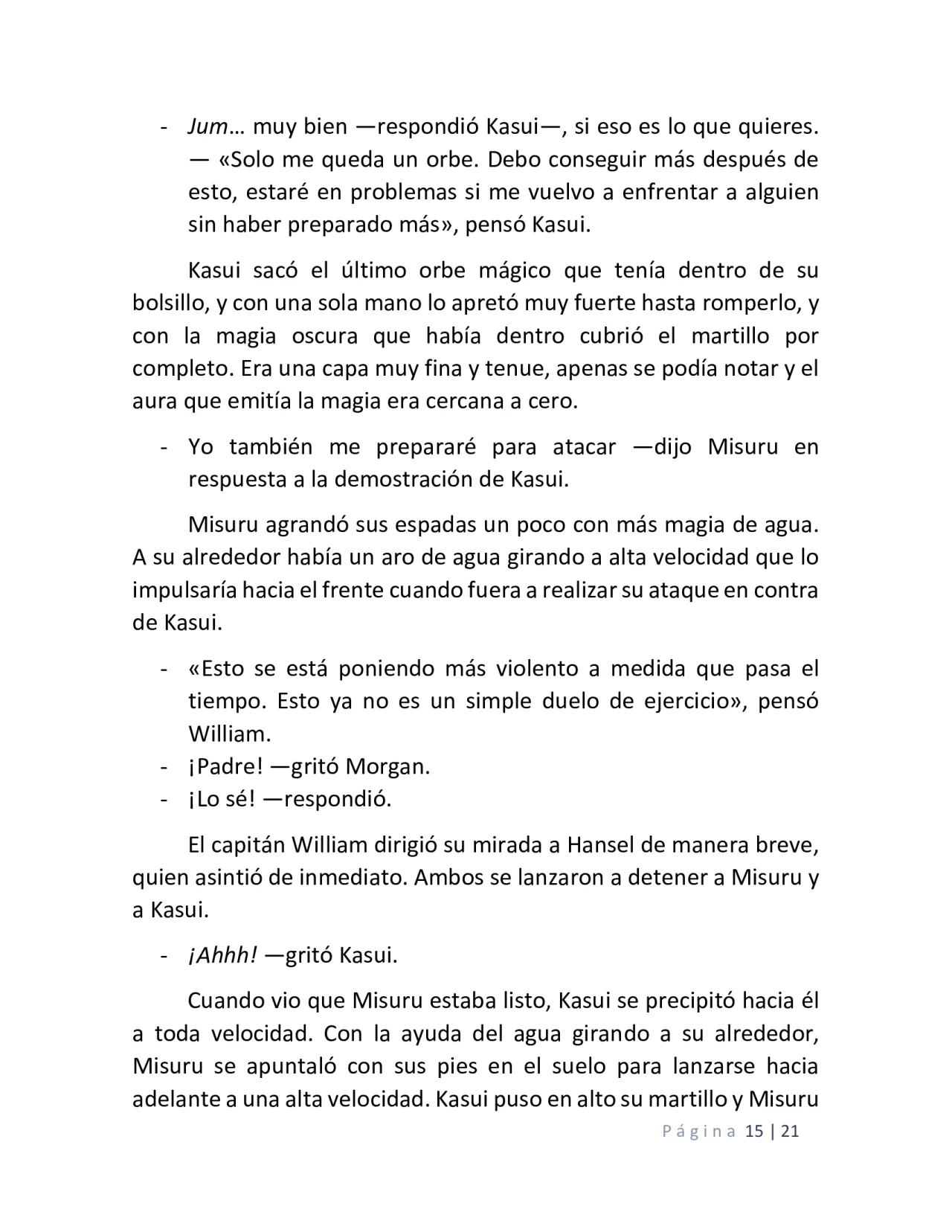 Página 15 del Manga