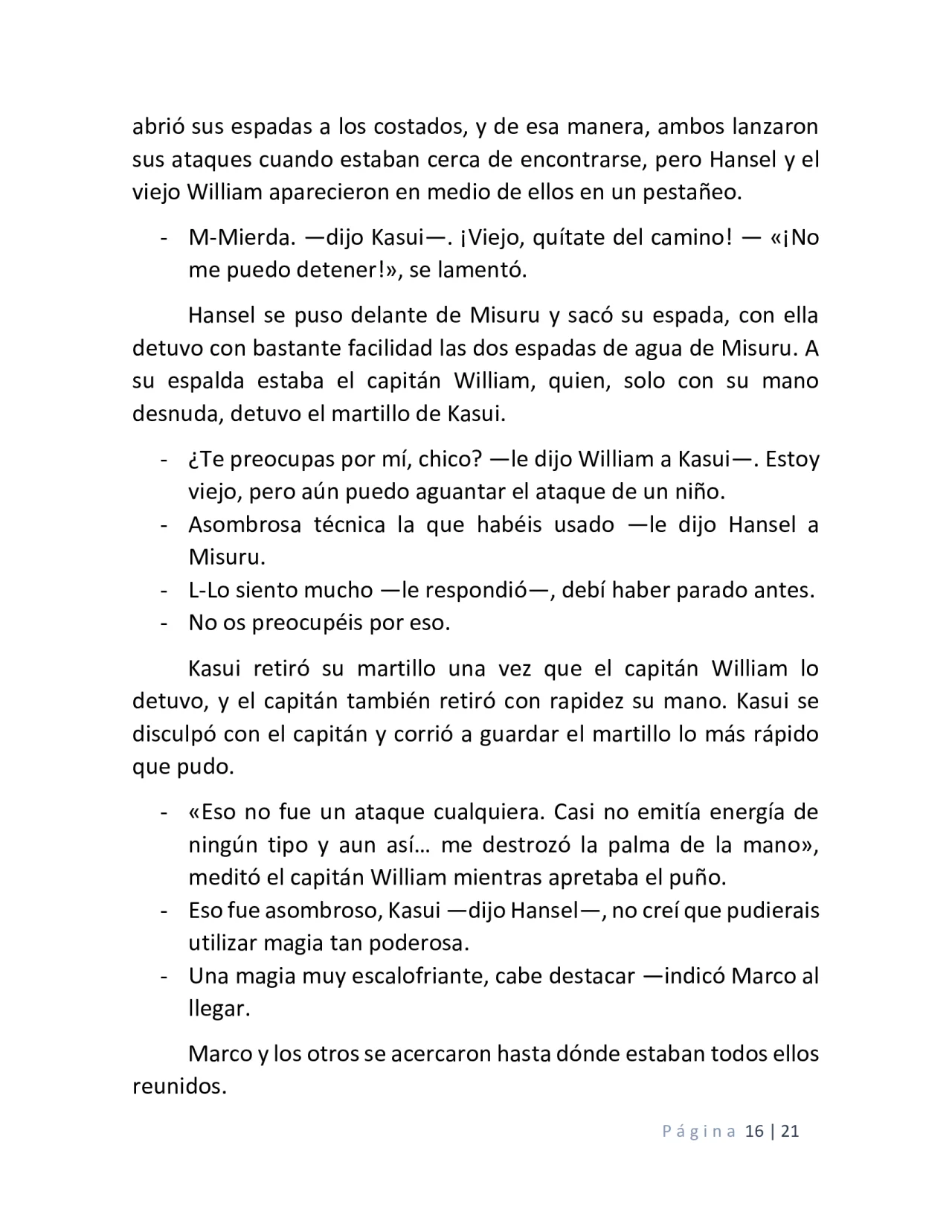 Página 16 del Manga